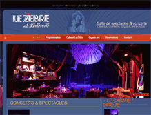 Tablet Screenshot of lezebre-de-belleville.com